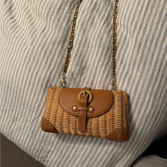 J.Mclaughlin Noor Wicker Clutch - Picture 2 of 5